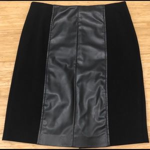 Cute leather skirt!